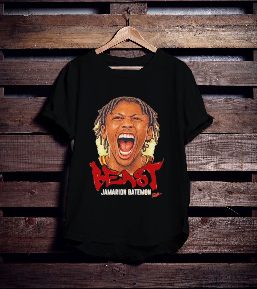 Iowa State Cyclones The Beast Jamarion Batemon Scream Big Head T-Shirt