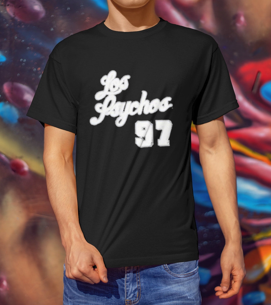 Los Psychos 97 Throwback The Psycho Realm Rare T-Shirt