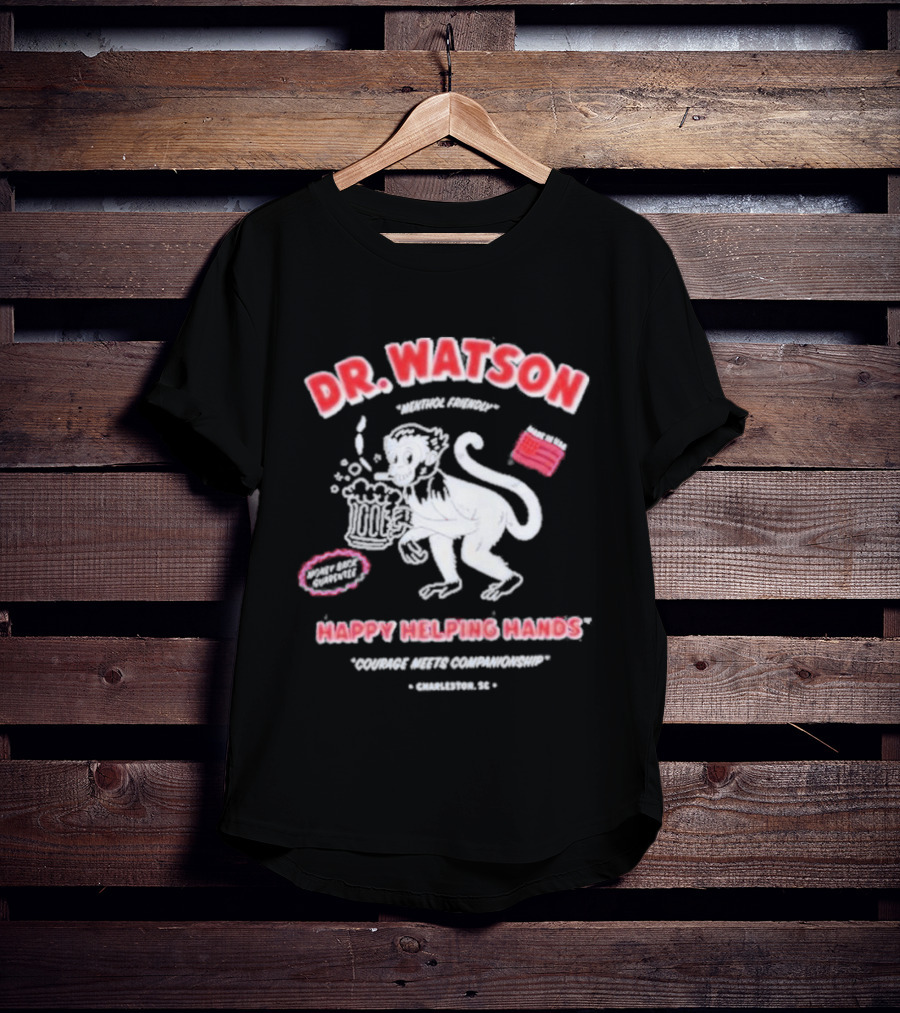 Dr. Watson Happy Helping Hands Monkey The Righteous Gemstones T-Shirt