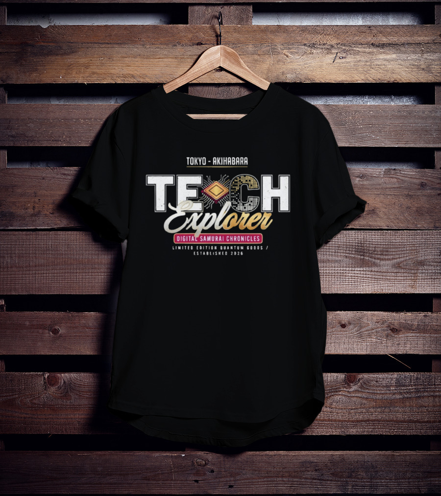 Tokyo Akihabara Tech Explorer Digital Samurai Chronicles Limited Edition Quantum Mods 2026 T-Shirt