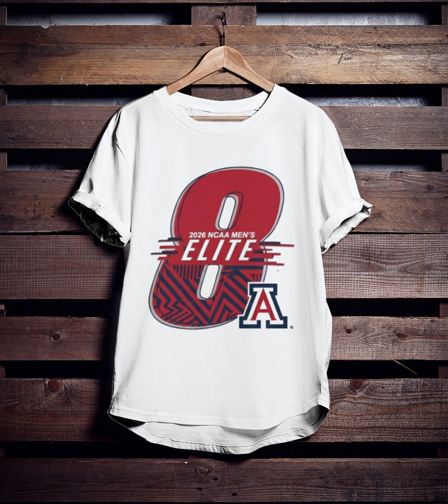 2026 NCAA Men's Elite 8 Arizona Wildcats Basketball T-Shirt