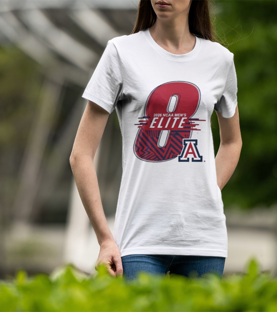 2026 NCAA Men's Elite 8 Arizona Wildcats Basketball T-Shirt