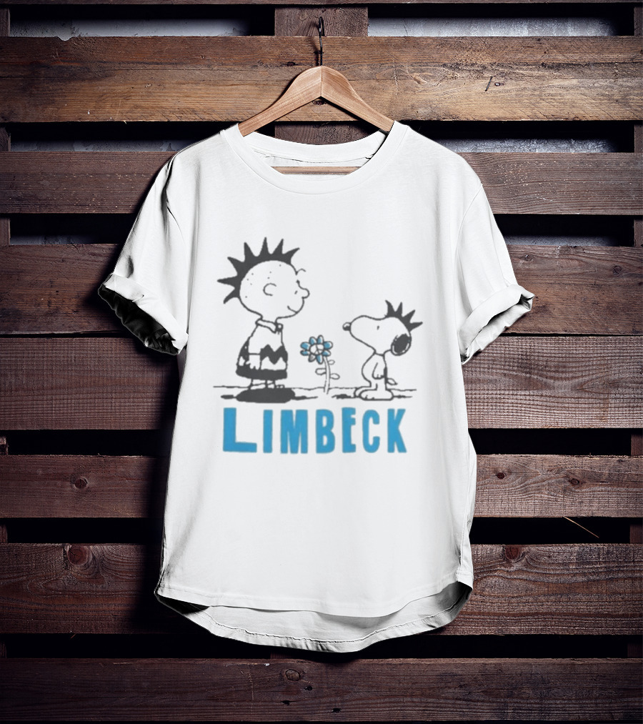 Peanuts Snoopy Punk Charlie Brown Limbeck Flower T-Shirt