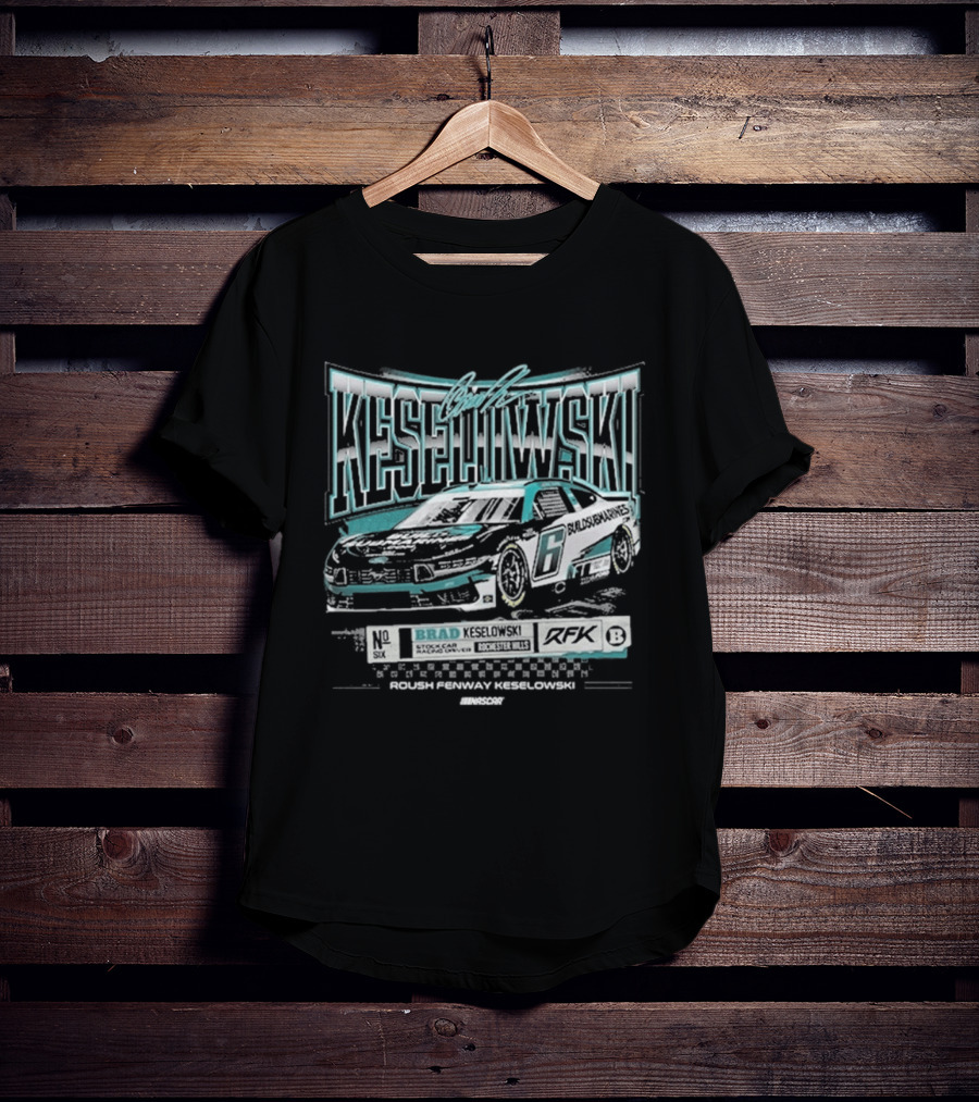 Brad Keselowski RFK Racing Nascar Downforce Car T-Shirt