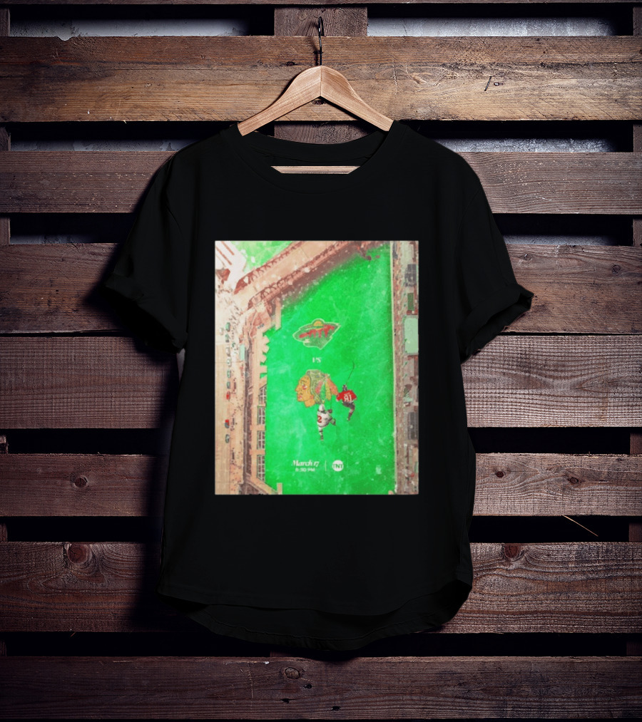 Chicago Blackhawks Vs Minnesota Wild March 17 8:30 PM Stadium TNT T-Shirt