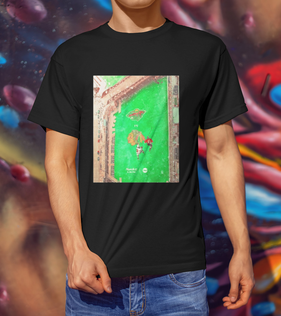 Chicago Blackhawks Vs Minnesota Wild March 17 8:30 PM Stadium TNT T-Shirt