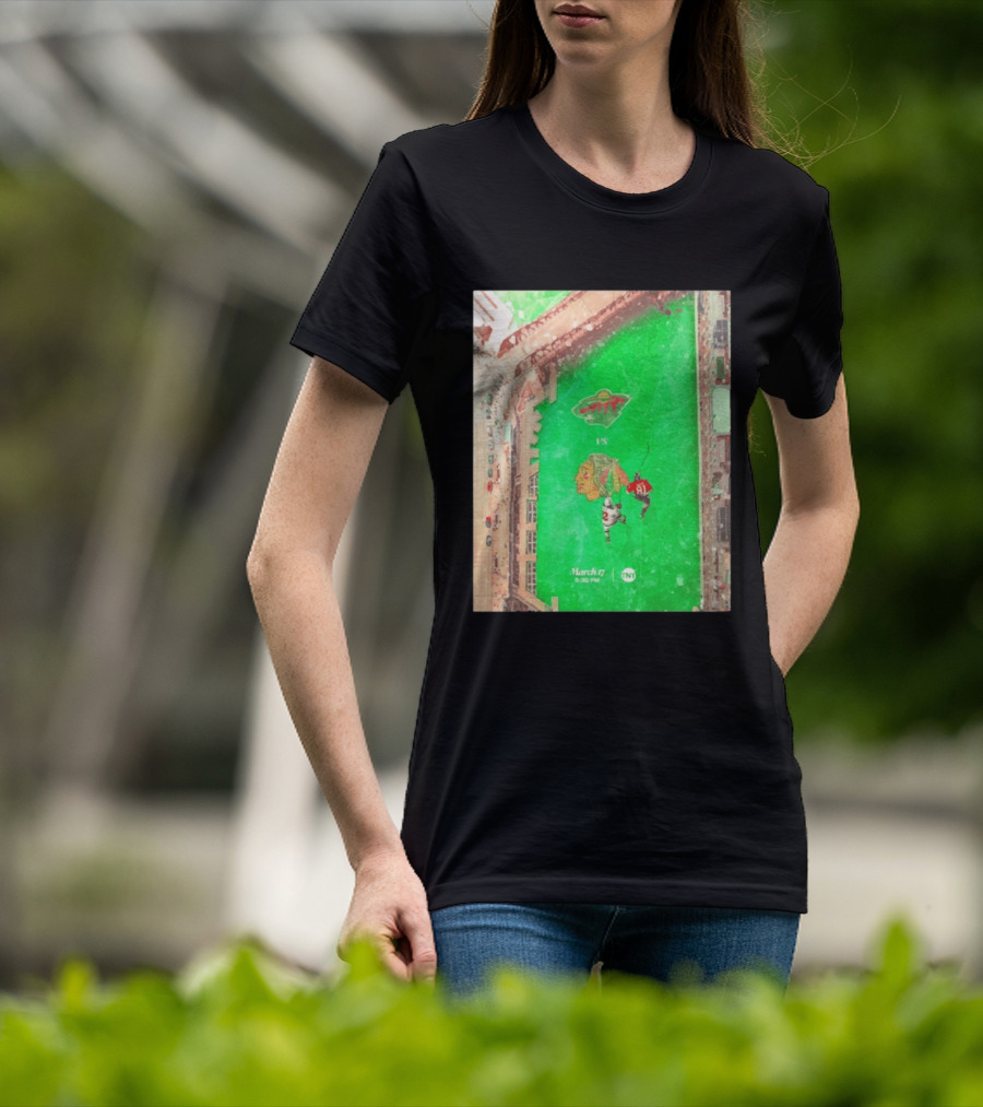 Chicago Blackhawks Vs Minnesota Wild March 17 8:30 PM Stadium TNT T-Shirt