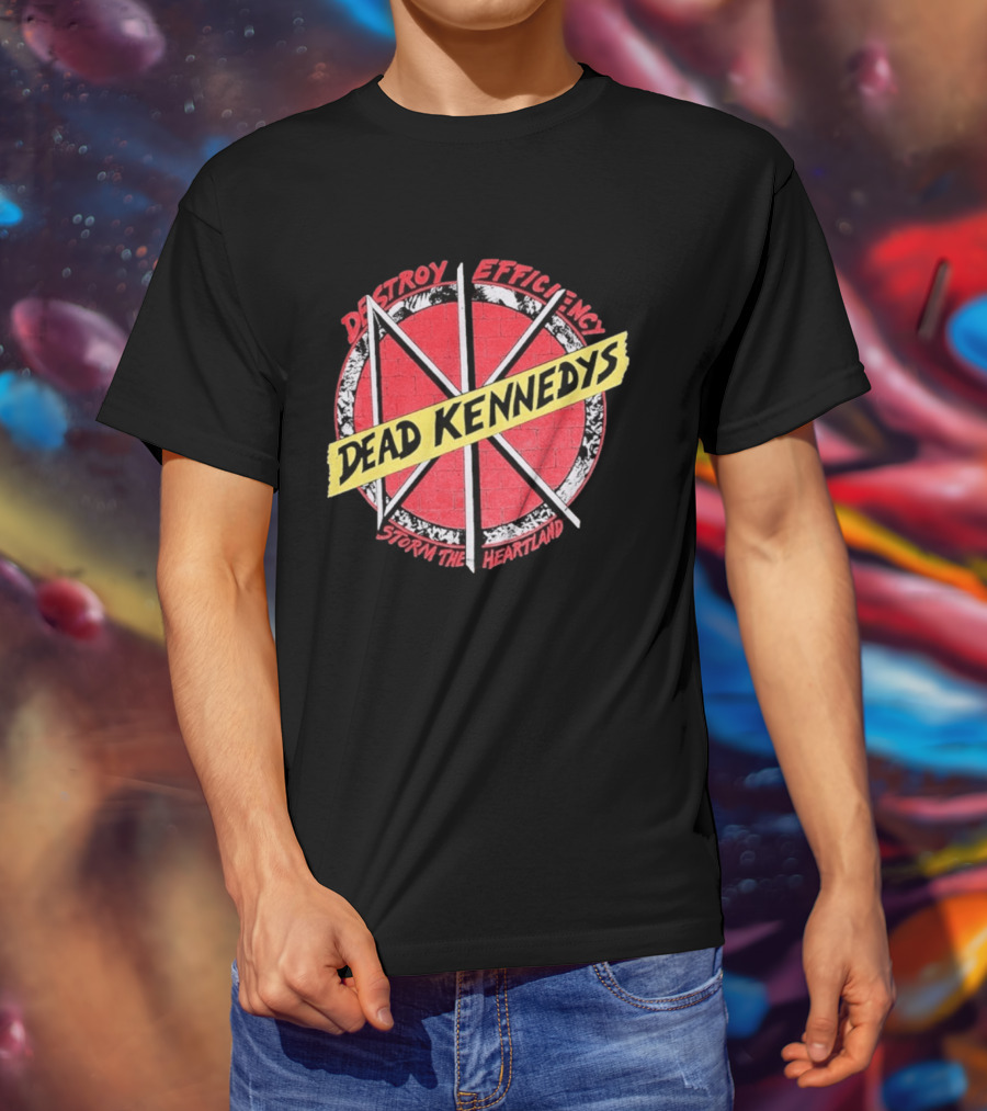 Dead Kennedys Destroy Efficiency Storm The Heartland T-Shirt