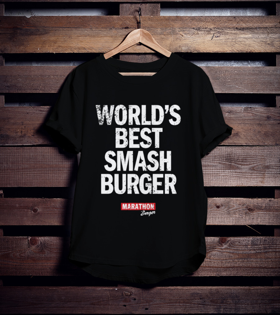 World's Best Smash Burger Marathon Burger T-Shirt
