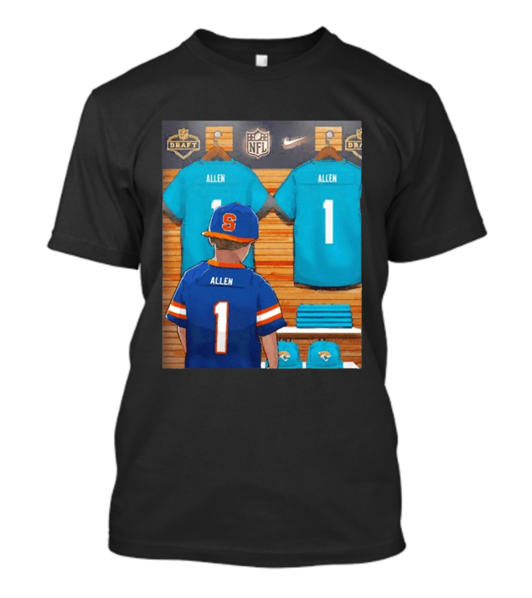 NFL Draft Jacksonville Jaguars LeQuint Allen Syracuse Childhood Dream T-Shirt