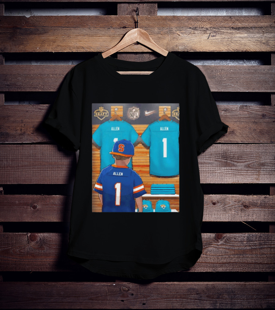 NFL Draft Jacksonville Jaguars LeQuint Allen Syracuse Childhood Dream T-Shirt