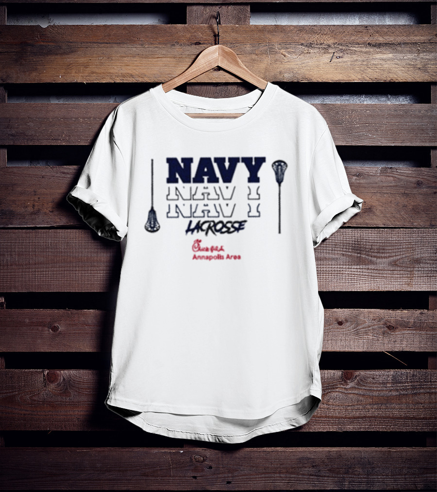 Navy Lacrosse Chick Fil A Annapolis Area T-Shirt