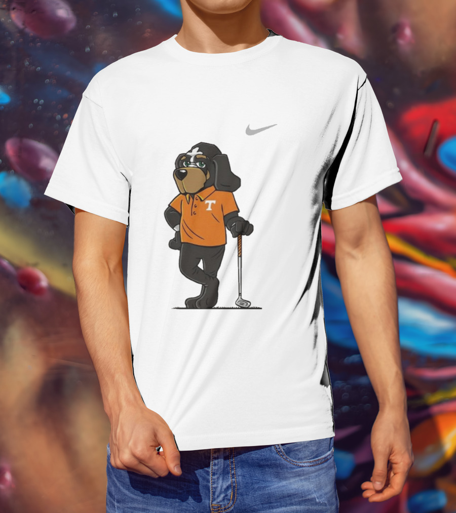 Vol Golfing Smokey In Tennessee Orange Nike T-Shirt