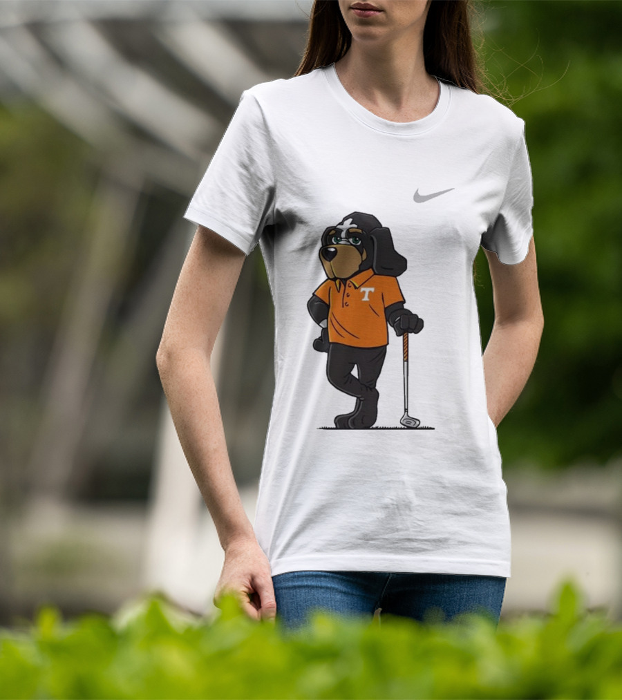 Vol Golfing Smokey In Tennessee Orange Nike T-Shirt