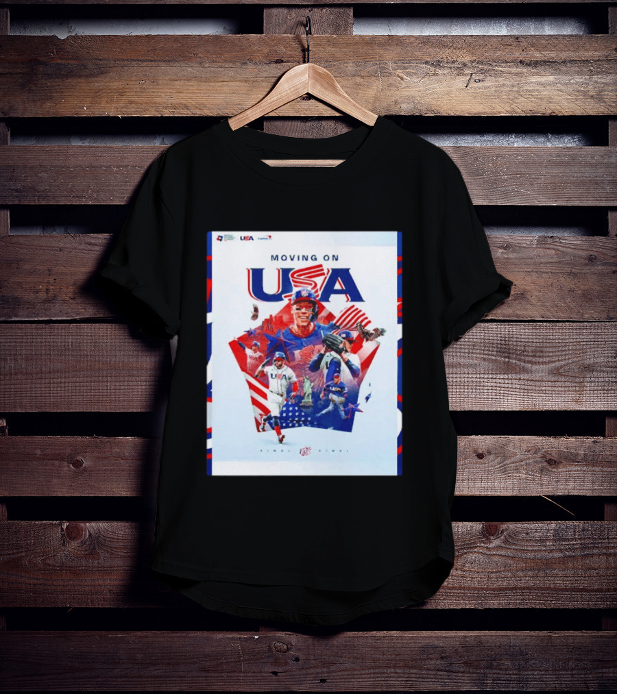 Moving On USA World Baseball Classic 2026 Team USA Final Player T-Shirt