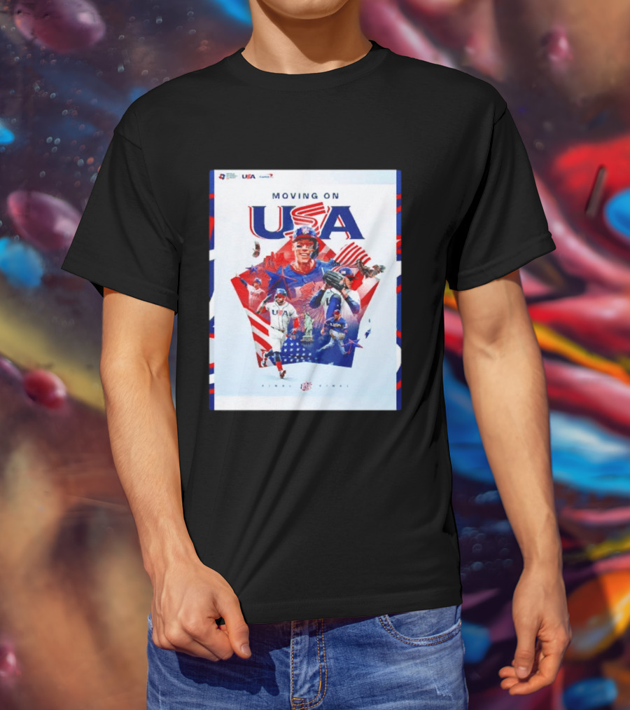 Moving On USA World Baseball Classic 2026 Team USA Final Player T-Shirt