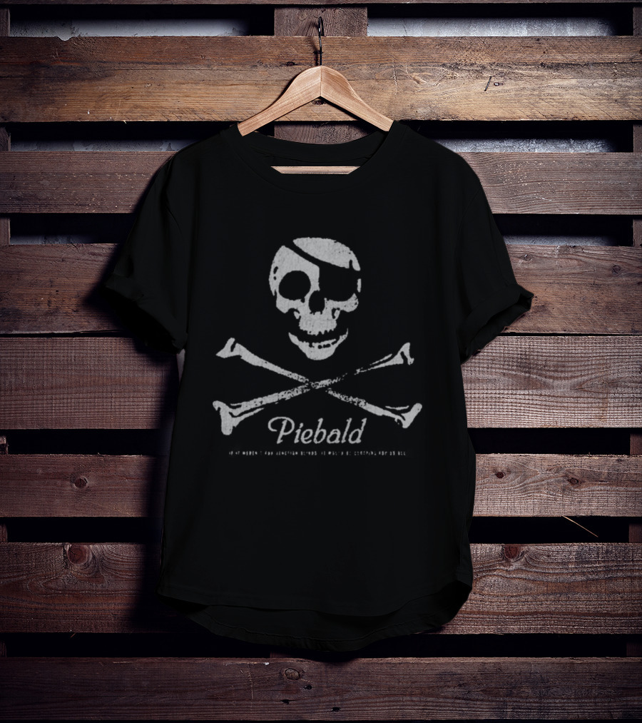 Piebald Skull Crossbones T-Shirt