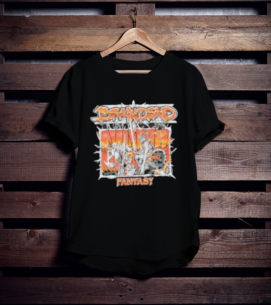 Brain Dead Fantasy Gomze Knight Battle Scene T-Shirt