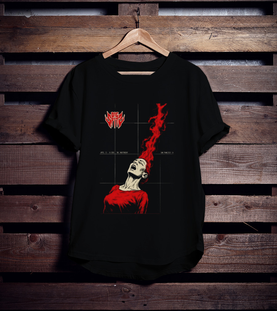 Die Spitz April 13 14 2026 The Independent San Francisco CA T-Shirt