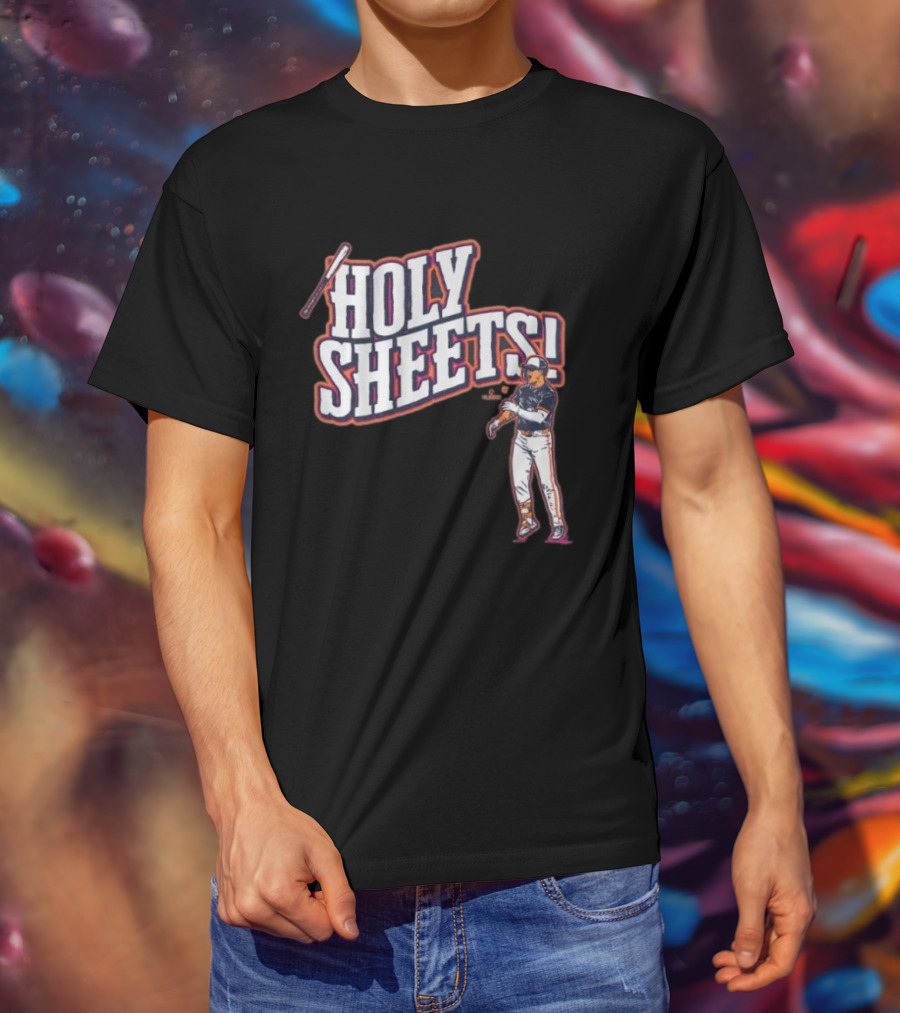Gavin Sheets Holy Sheets Bat Toss Baseball Player T-Shirt