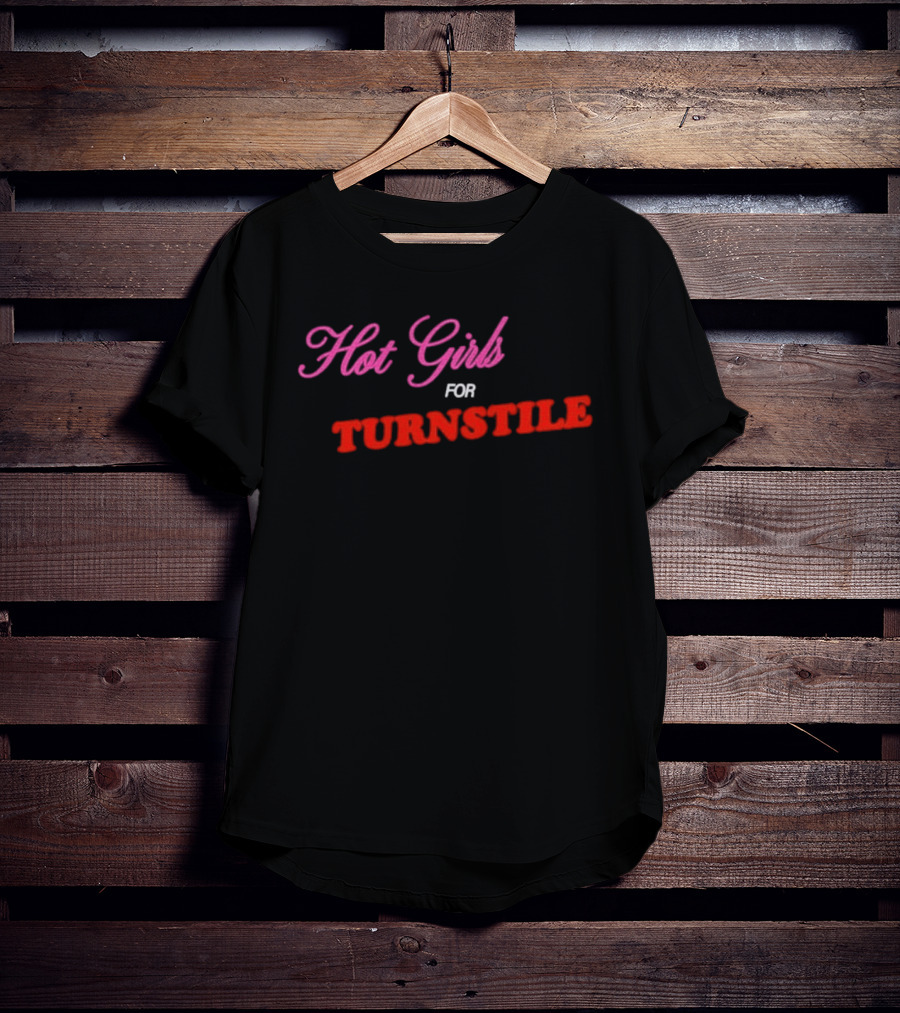 Hot Girls For Turnstile Pink And Red T-Shirt
