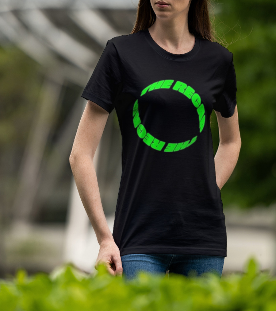 Kneecap The Recap Circular Green T-Shirt