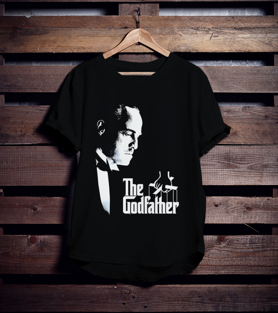 The Godfather Vito Corleone Iconic Movie Character Font T-Shirt