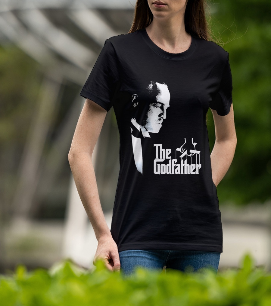 The Godfather Vito Corleone Iconic Movie Character Font T-Shirt