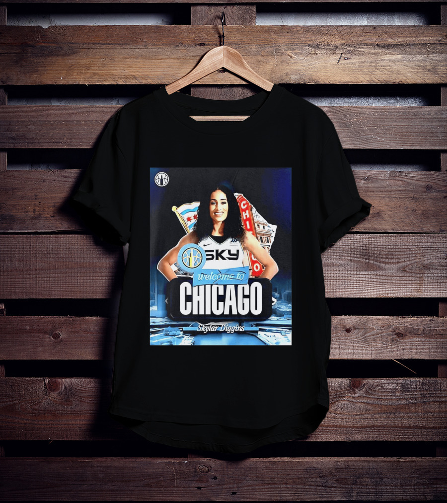 Welcome Skylar Diggins To Chicago Sky WNBA T-Shirt
