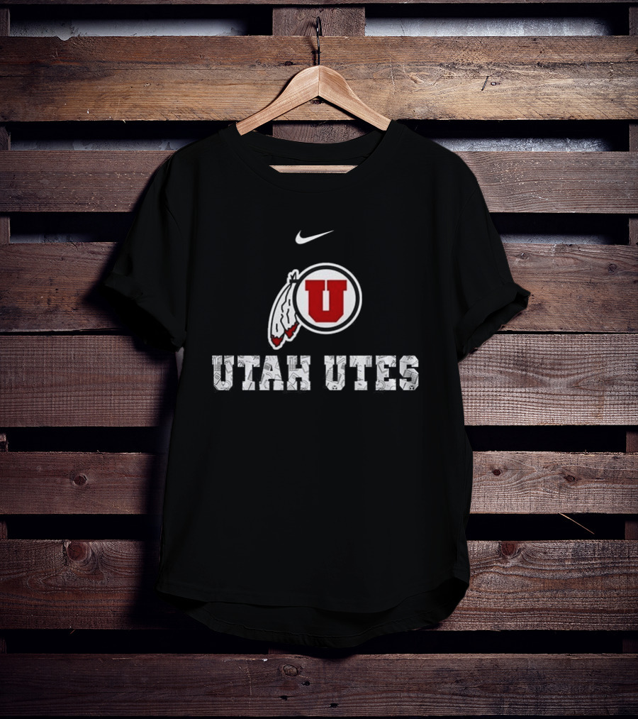 Utah Utes Nike Football Cyclones Cheering Teacher Difference Maker T-Shirt