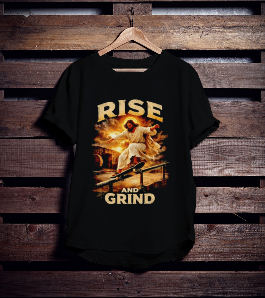 Rise And Grind Jessu Skateboarding 26 T-Shirt