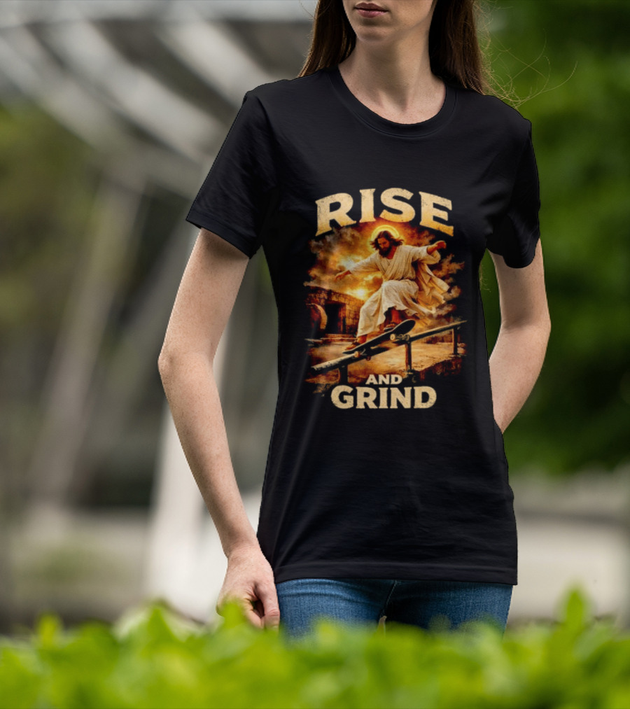 Rise And Grind Jessu Skateboarding 26 T-Shirt