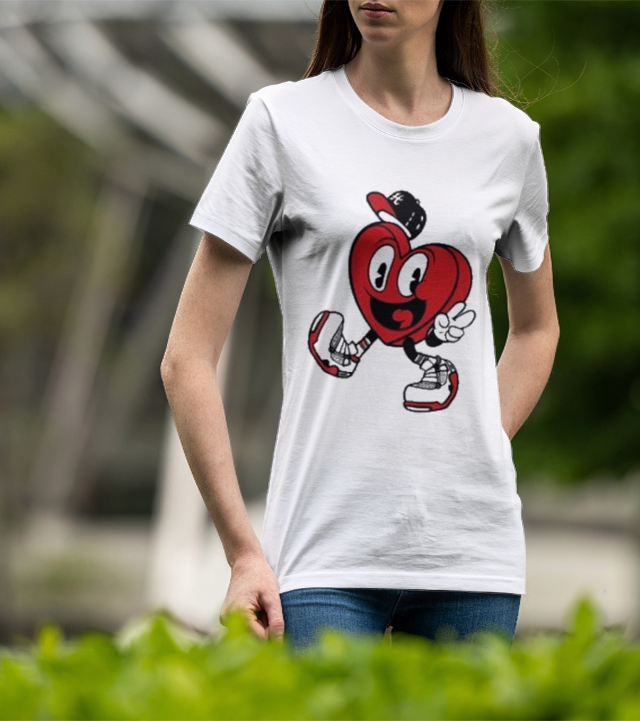 Hulvey Love Like That Heart Character Cartoon T-Shirt