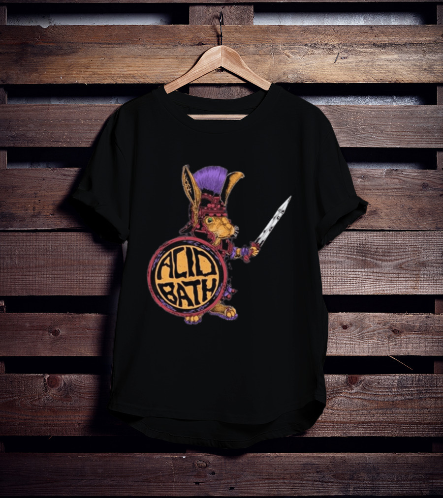 Acid Bath Roman Rabbit Gladiator Warrior Event T-Shirt