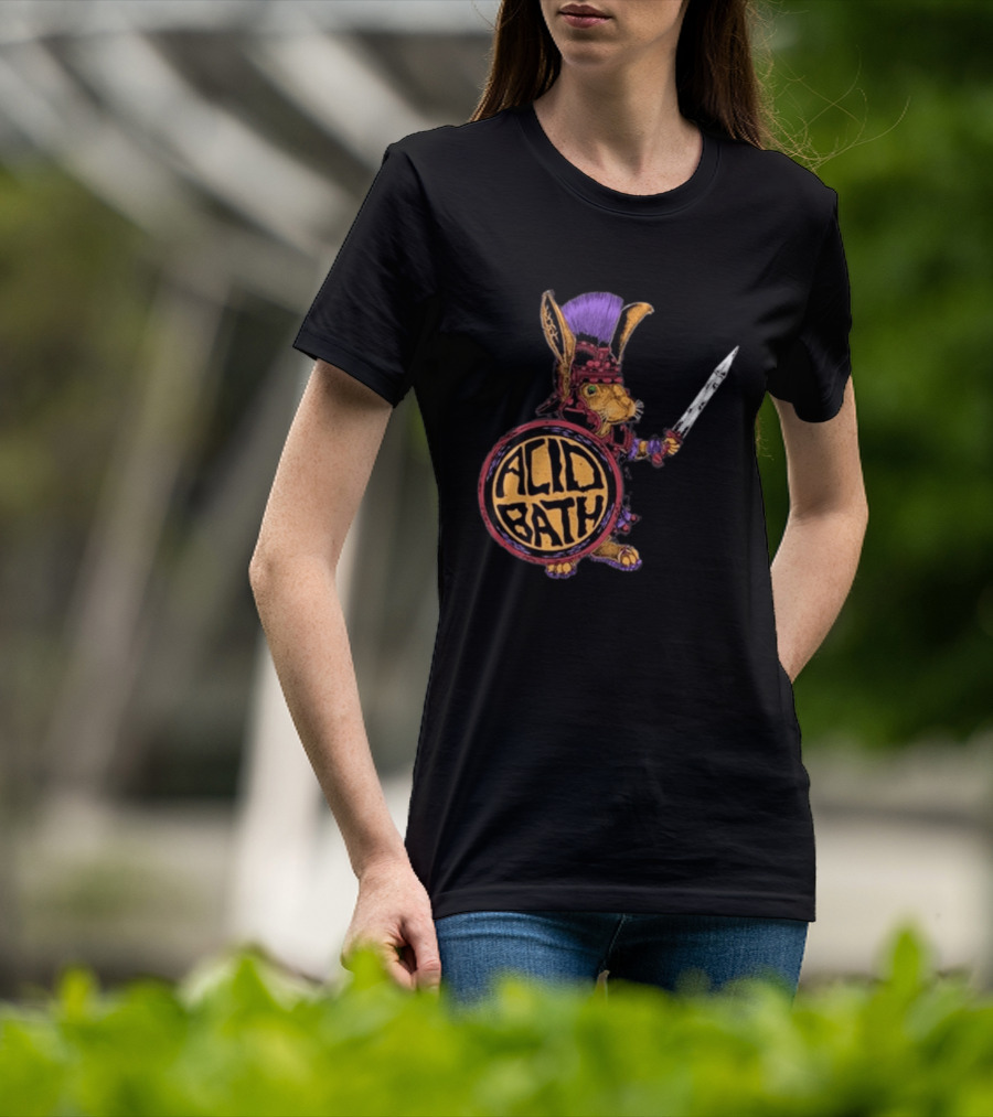 Acid Bath Roman Rabbit Gladiator Warrior Event T-Shirt