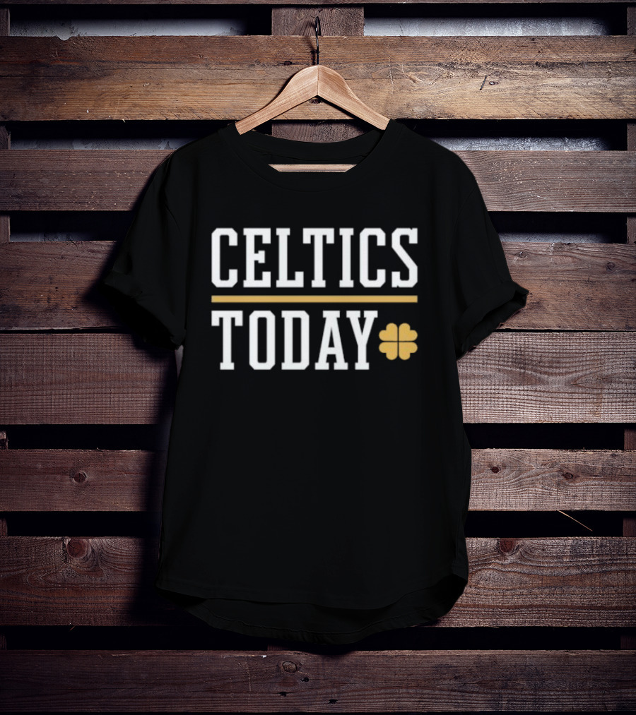 Celtics Today St Patrick's Day Shamrock T-Shirt