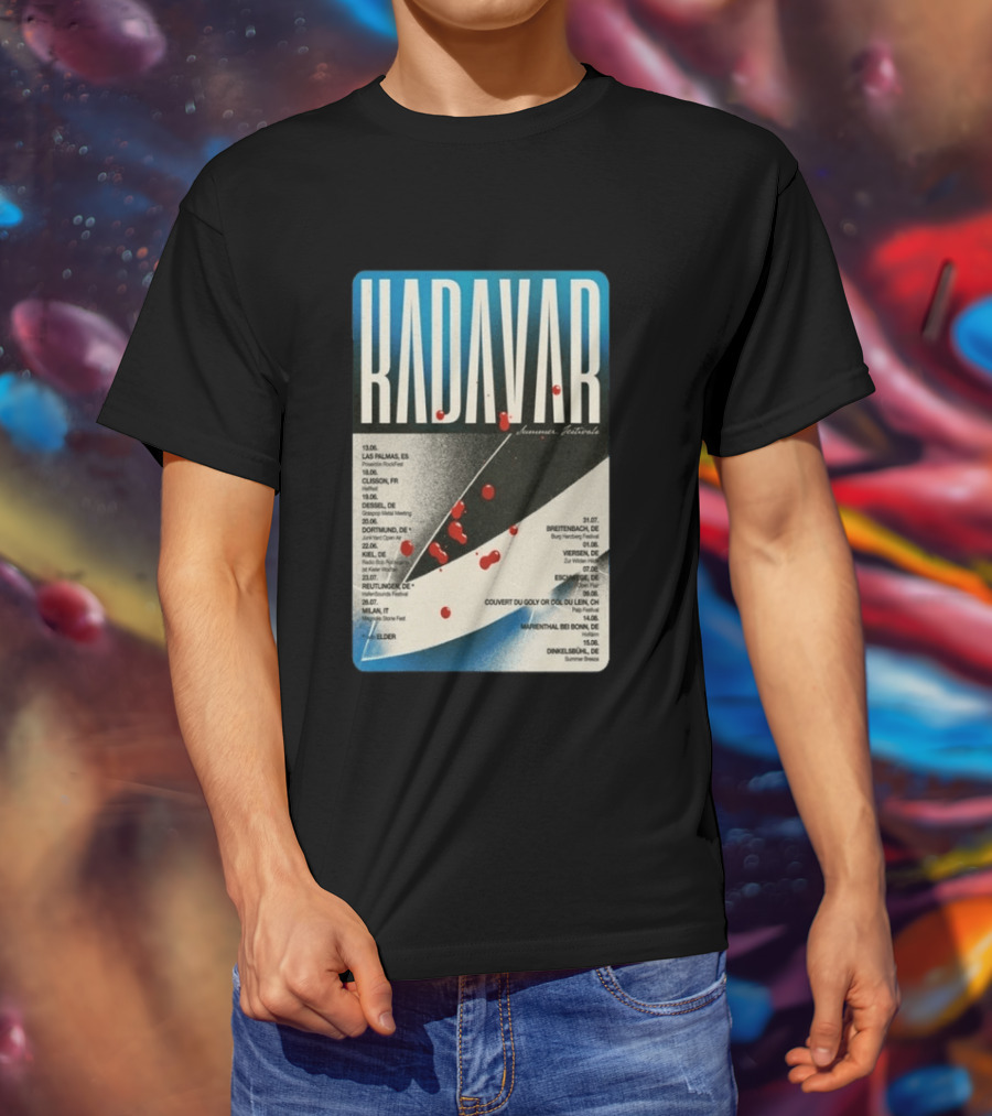 Kadavar Summer Festivals 2026 Las Palmas Clisson Colmar Dortmund Breitenbach Vevey Dunkelsbühl T-Shirt