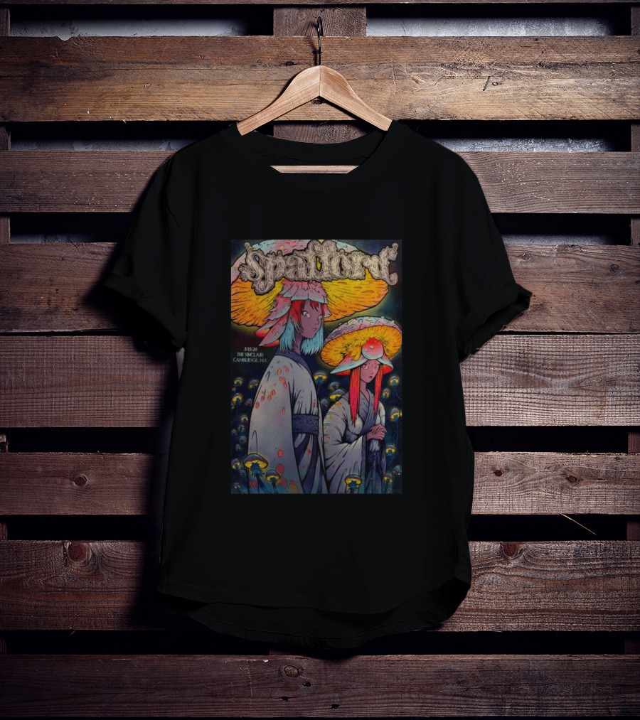 Spafford March 13 2026 The Sinclair Cambridge MA Psychedelic Mushroom Characters T-Shirt