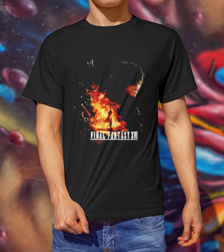 Ben Starr Final Fantasy XVI Fire Element T-Shirt
