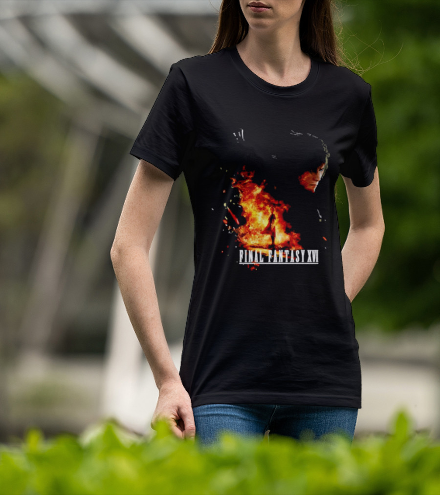 Ben Starr Final Fantasy XVI Fire Element T-Shirt