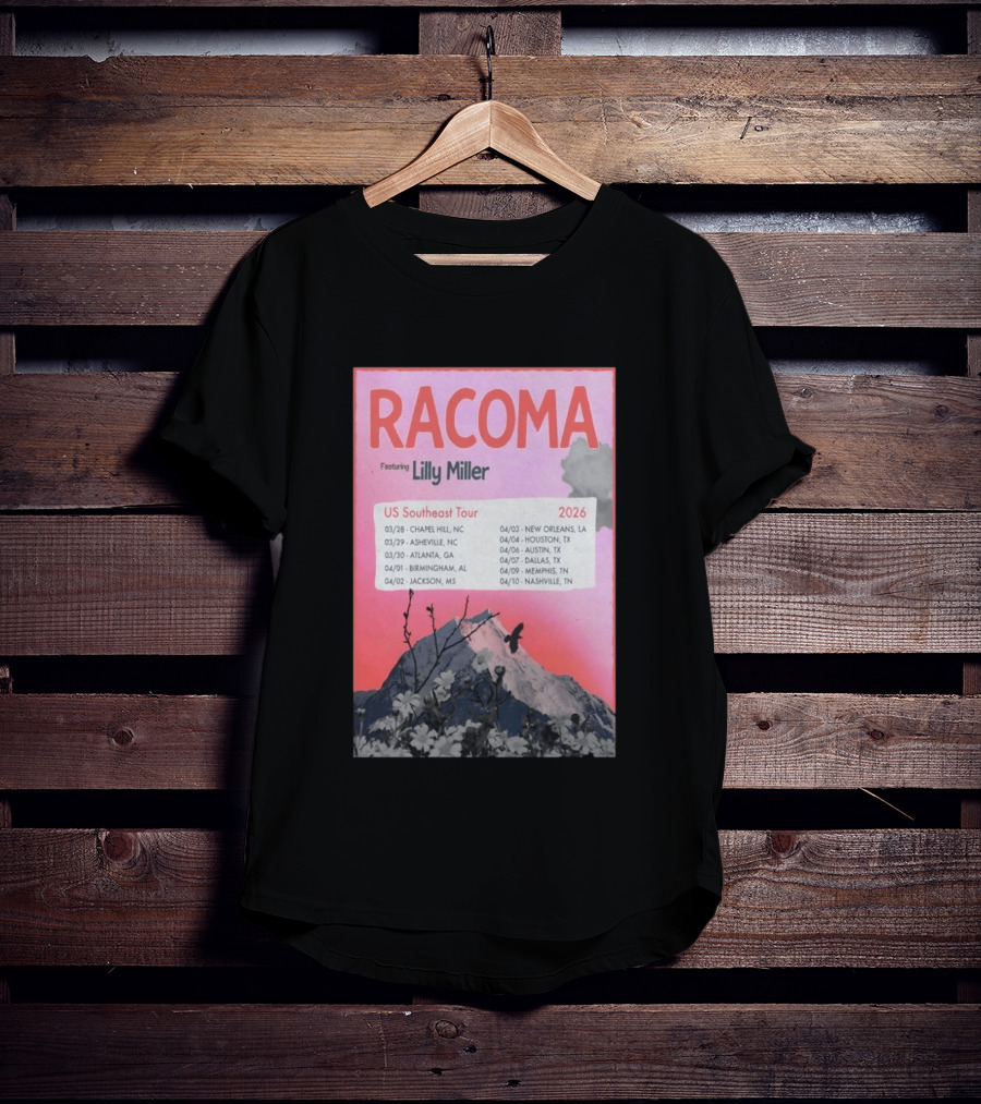 Racoma Ft Lilly Miller US Southeast Tour 2026 T-Shirt