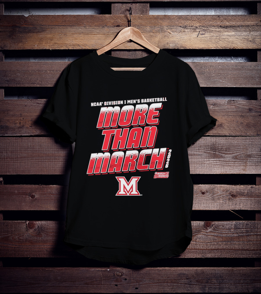 More Than March Maryland Terrapins NCAA D1 Basketball March Madness T-Shirt