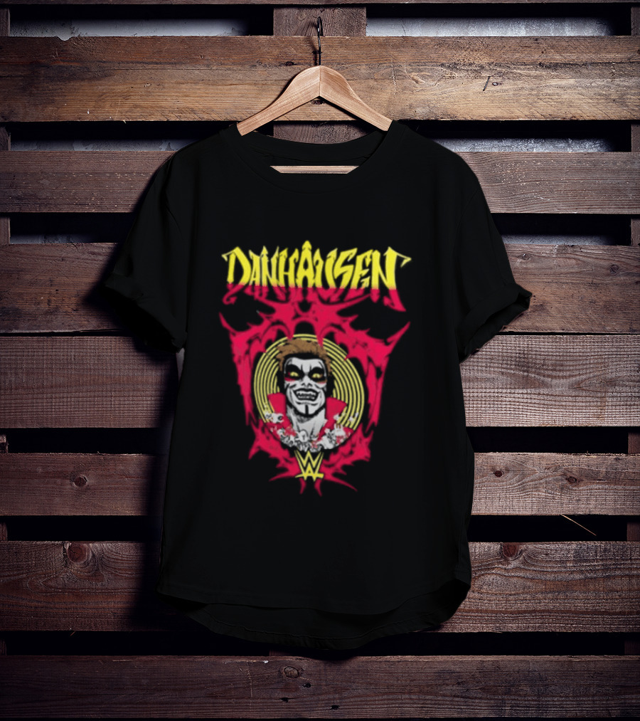 Danhausen You Are Cursed Vintage Face Art W T-Shirt