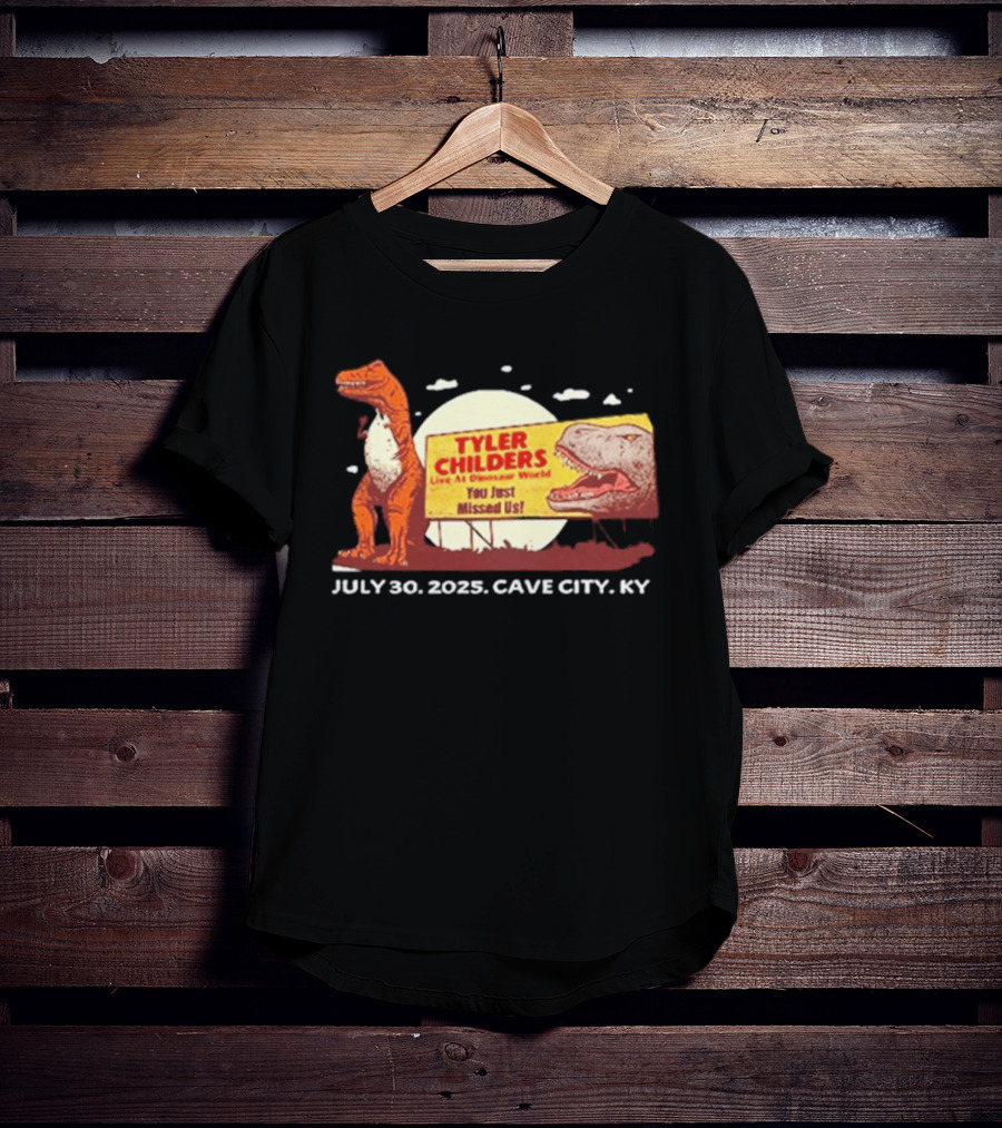 Tyler Childers Live At Dinosaur World July 30 2023 Cave City KY T-Shirt