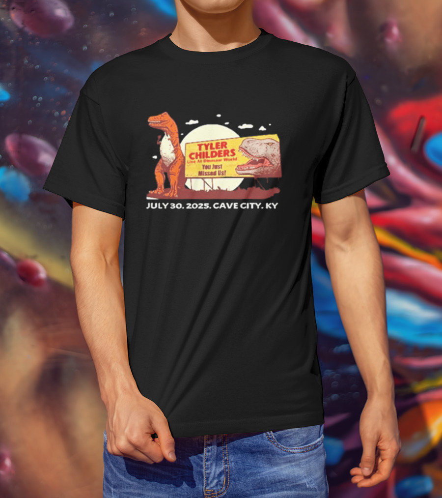 Tyler Childers Live At Dinosaur World July 30 2023 Cave City KY T-Shirt