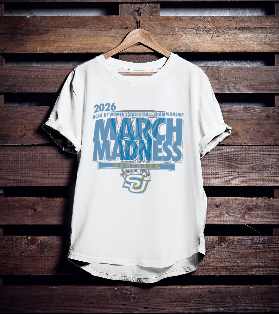 Southern Jaguars 2026 NCAA DI Women's Basketball Championship March Madness First Four T-Shirt