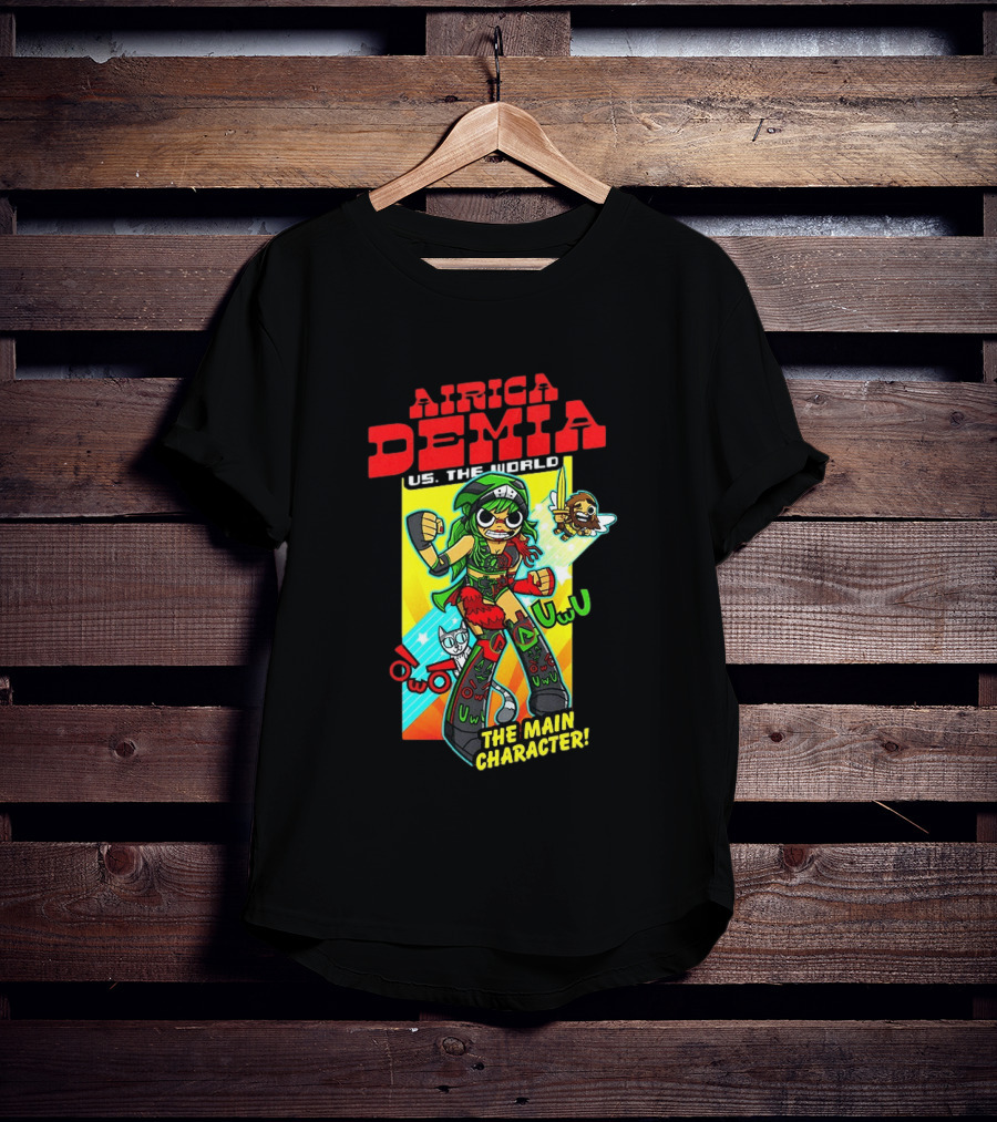 Airica Demia US The World Main Character Uwu T-Shirt