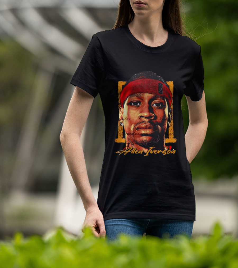 Allen Iverson Philadelphia 76ers Big Face NBA T-Shirt