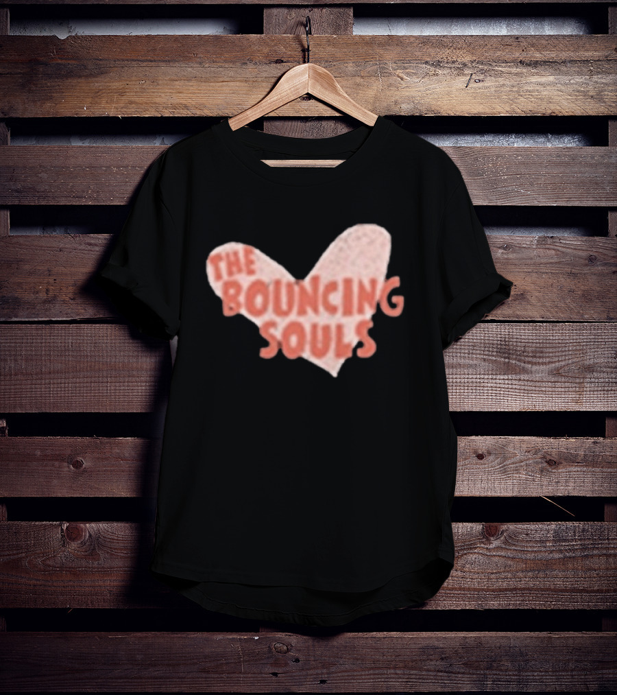The Bouncing Souls Heart Shaped Hopeless Romantic T-Shirt