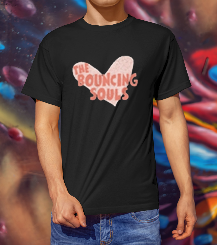 The Bouncing Souls Heart Shaped Hopeless Romantic T-Shirt